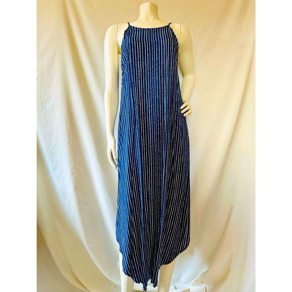 Blue & White Striped Dress